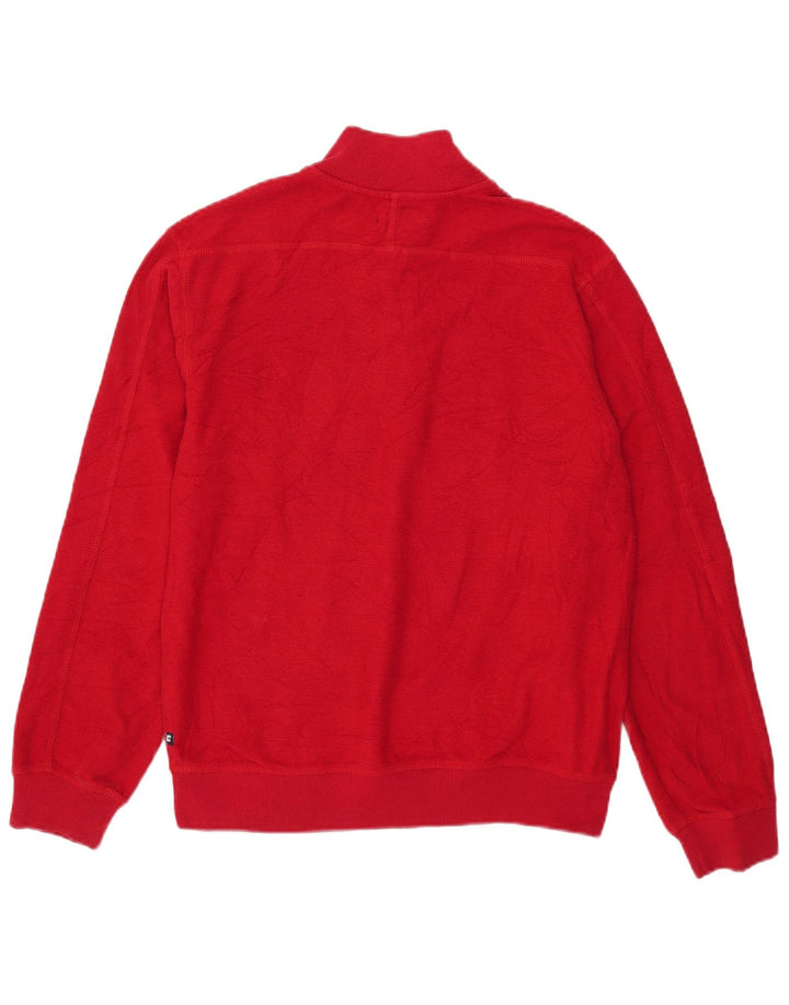 CHAPS Jersey con cuello y botones para niños 15-16 años XL Rojo Colorblock