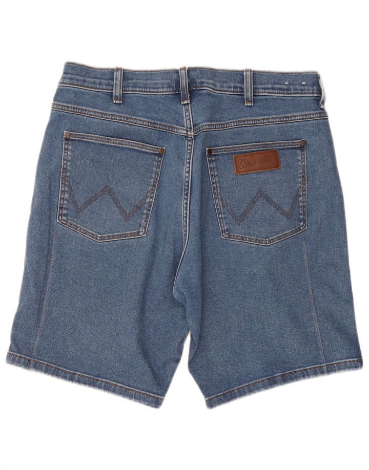 Wrangler Pantalones cortos de mezclilla para hombre W34 Algodón azul grande