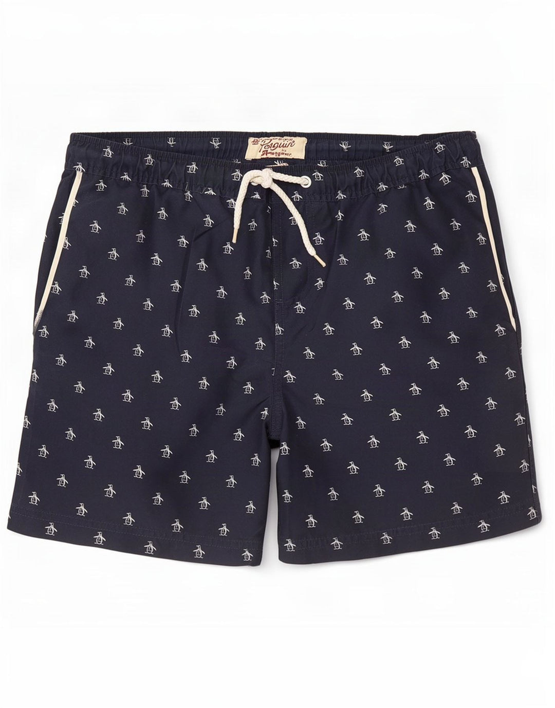 Bañador con gráfico Penguin para hombre Azul marino mediano