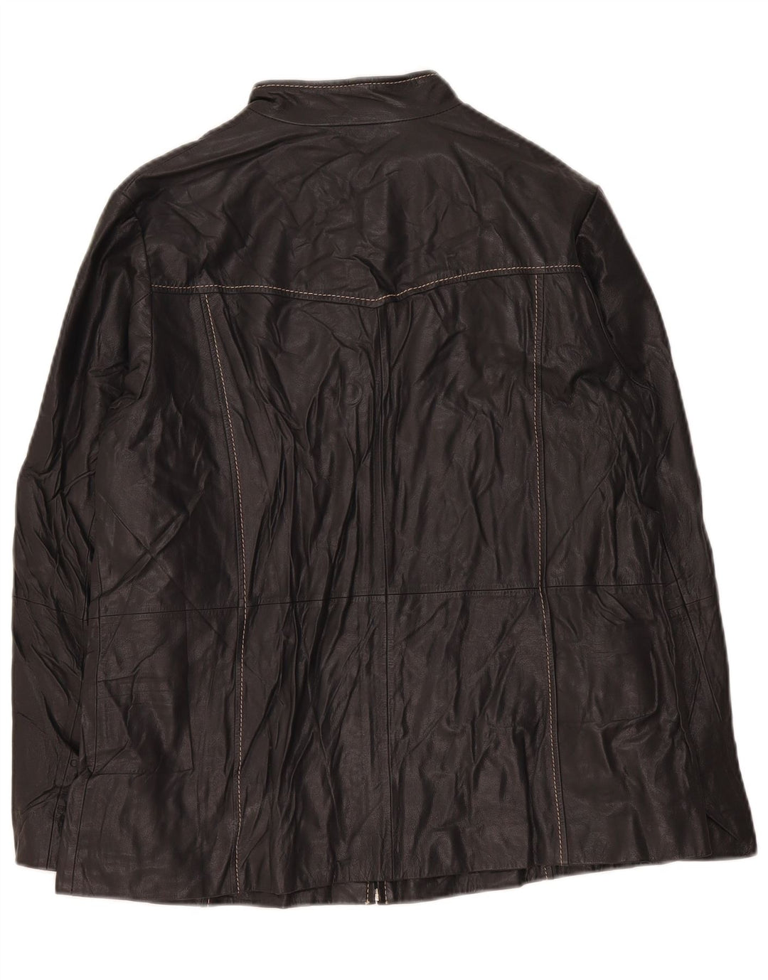 Persona Chaqueta de cuero para mujer Talla 21 Mediana Negra