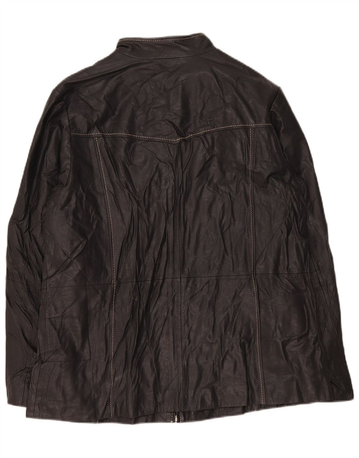 Persona Chaqueta de cuero para mujer Talla 21 Mediana Negra