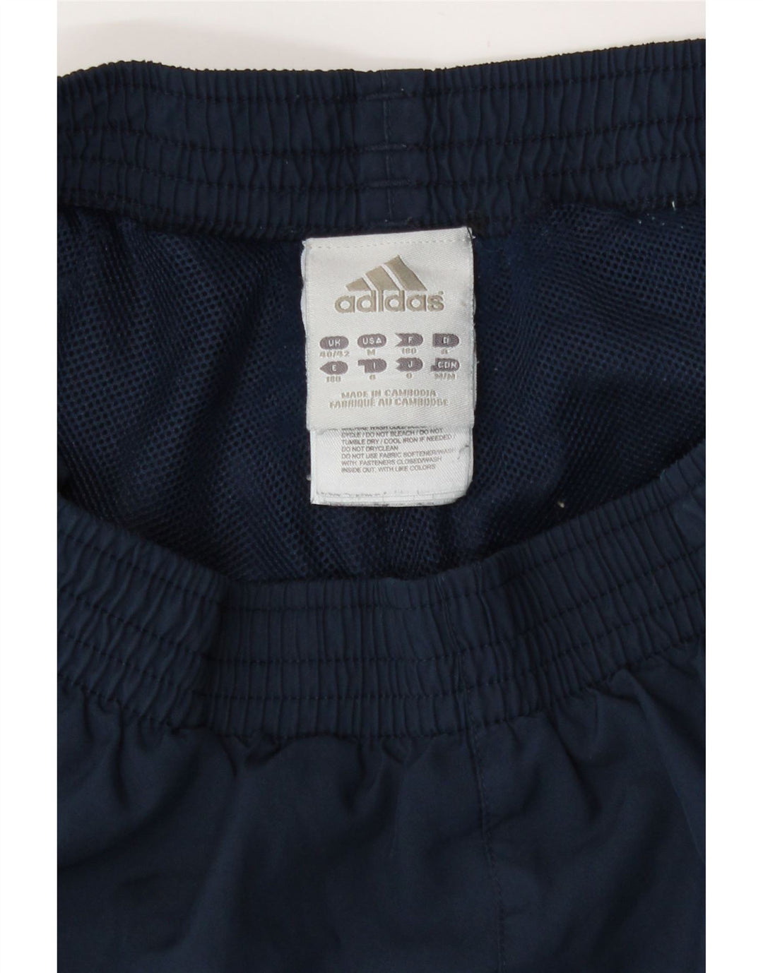 Adidas Pantalones de Chándal para Hombre UK 40/42 Medium Azul Marino Poliéster