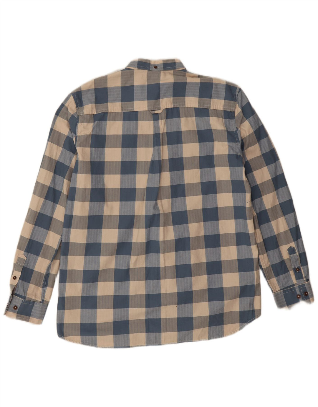 Ben Sherman Camisa Niño 14-15 Años Azul Cuadros Algodón