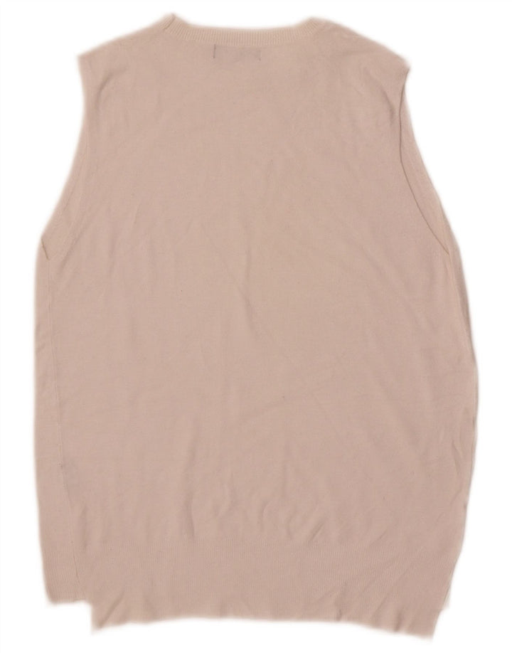Zara - Camiseta sin mangas para mujer, talla 40, talla grande, color blanco