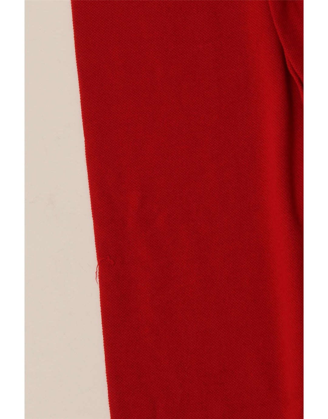 Lacoste Polo de manga larga para hombre talla 4 mediano algodón rojo