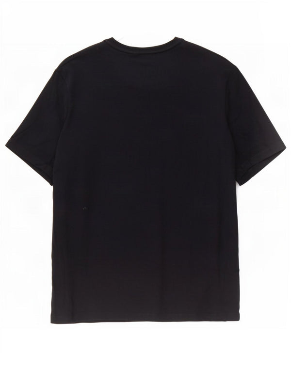Hugo Boss Hombre Camiseta Top XL Azul Marino Algodón