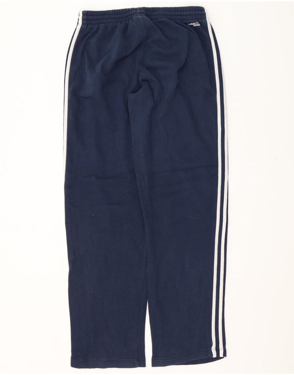 ADIDAS Mens Climalite Chándal Pantalones UK 40/42 Medio Azul Marino Algodón