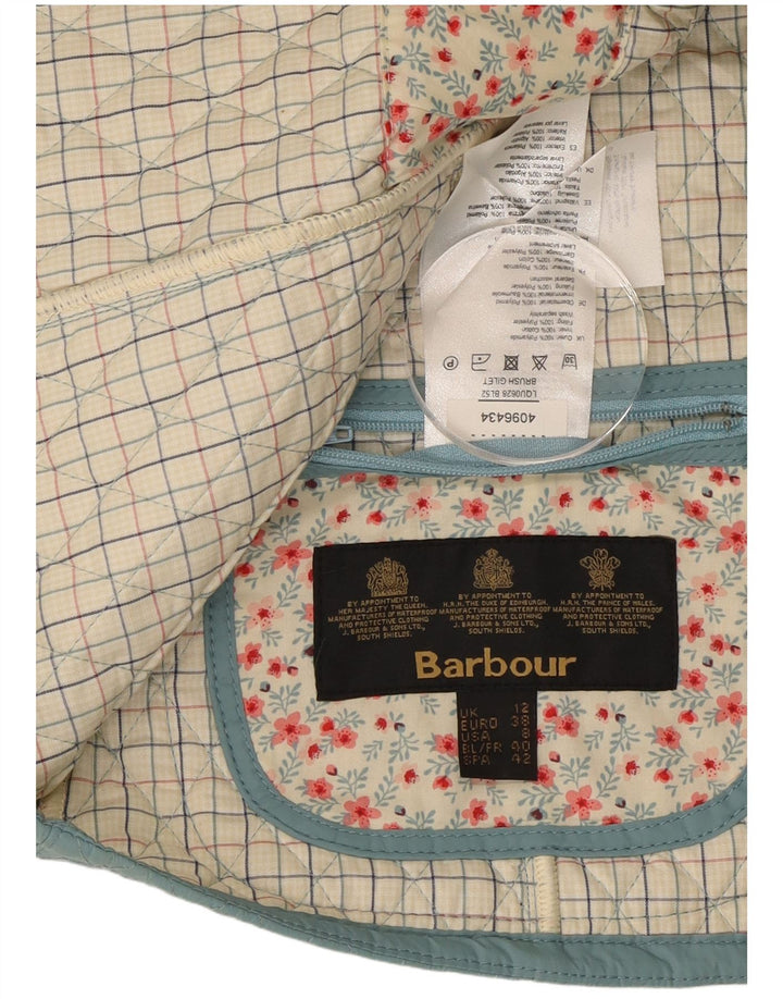 Chaleco acolchado Barbour para mujer UK 12 Poliamida azul medio