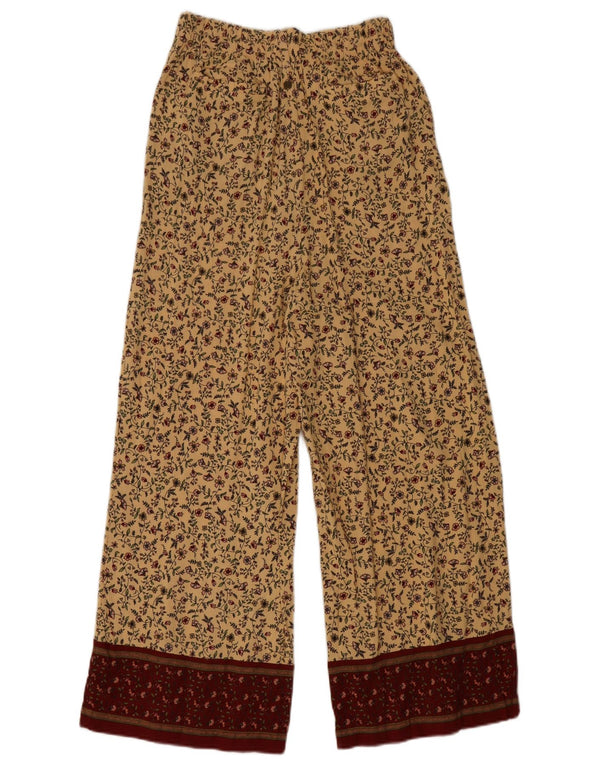 Billabong Pantalones Harem de cintura alta para mujer US 6 Medium W26 L27 Beige Floral