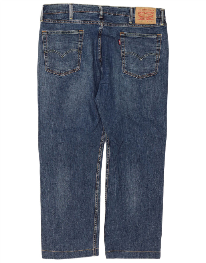 Levi's Hombre 514 Vaqueros Rectos W38 L27 Algodón Azul