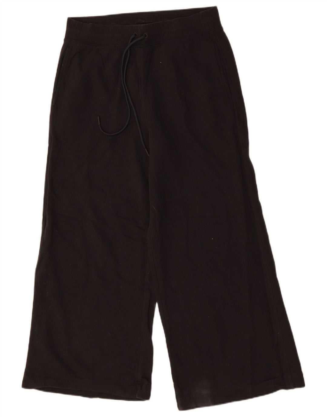 Marks & Spencer Pantalones de Chándal de Pierna Ancha para Mujer UK 42 Mediano Negro