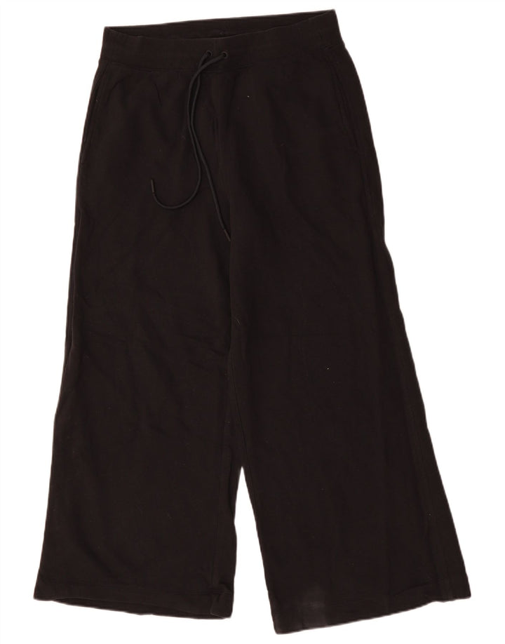 Marks & Spencer Pantalones de Chándal de Pierna Ancha para Mujer UK 42 Mediano Negro