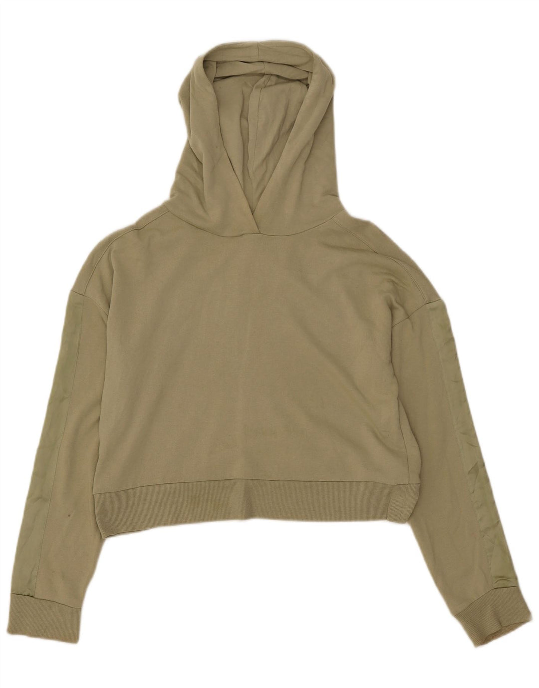 Topshop Jersey con capucha corta para mujer UK 14 Poliéster caqui mediano