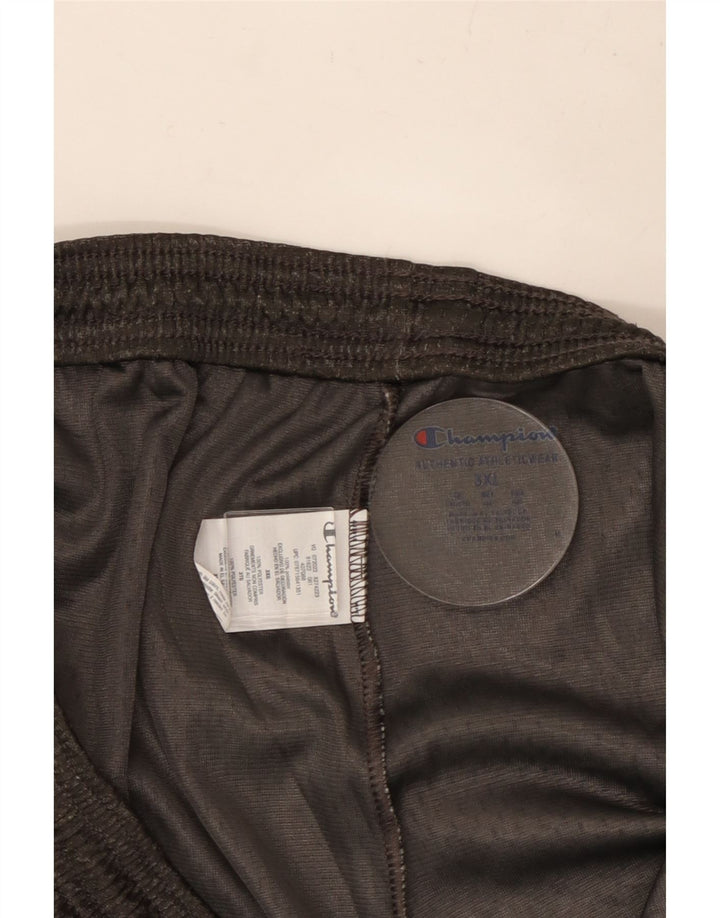 CHAMPION Pantalones cortos deportivos para hombre 3XL Poliéster gris