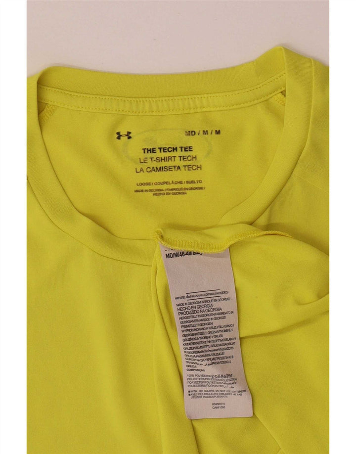 Under Armour Camiseta Regular De Manga Corta Para Hombre Top Poliéster Amarillo Medio