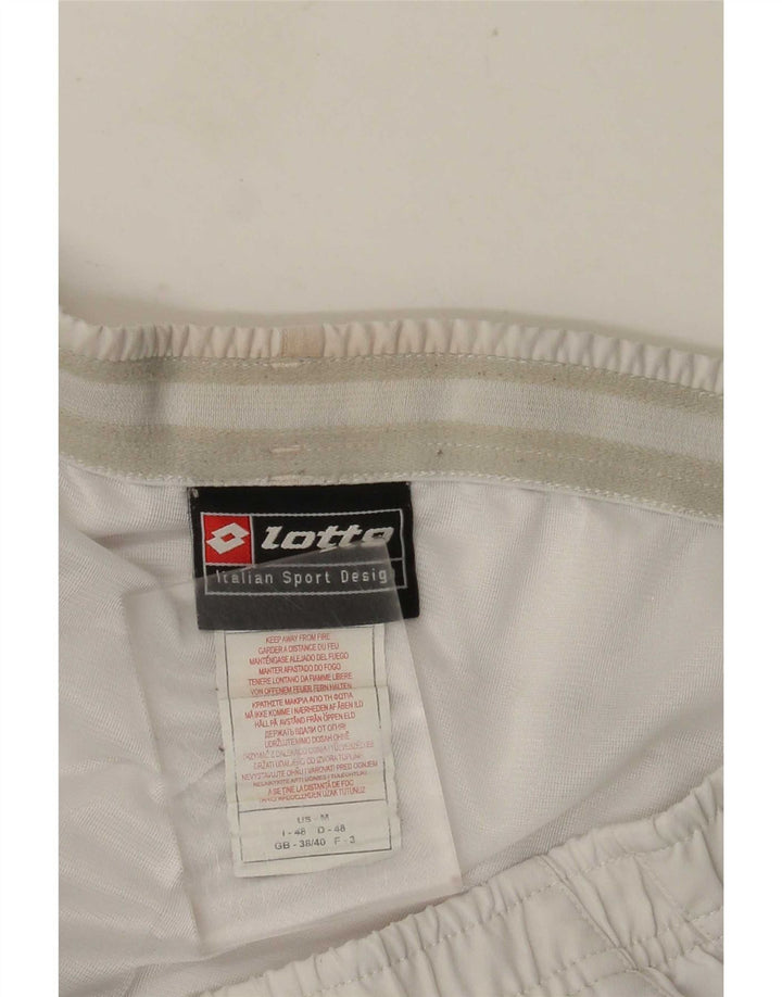 Lotto Shorts deportivos para hombre UK 38/40 Medium Blanco Poliéster