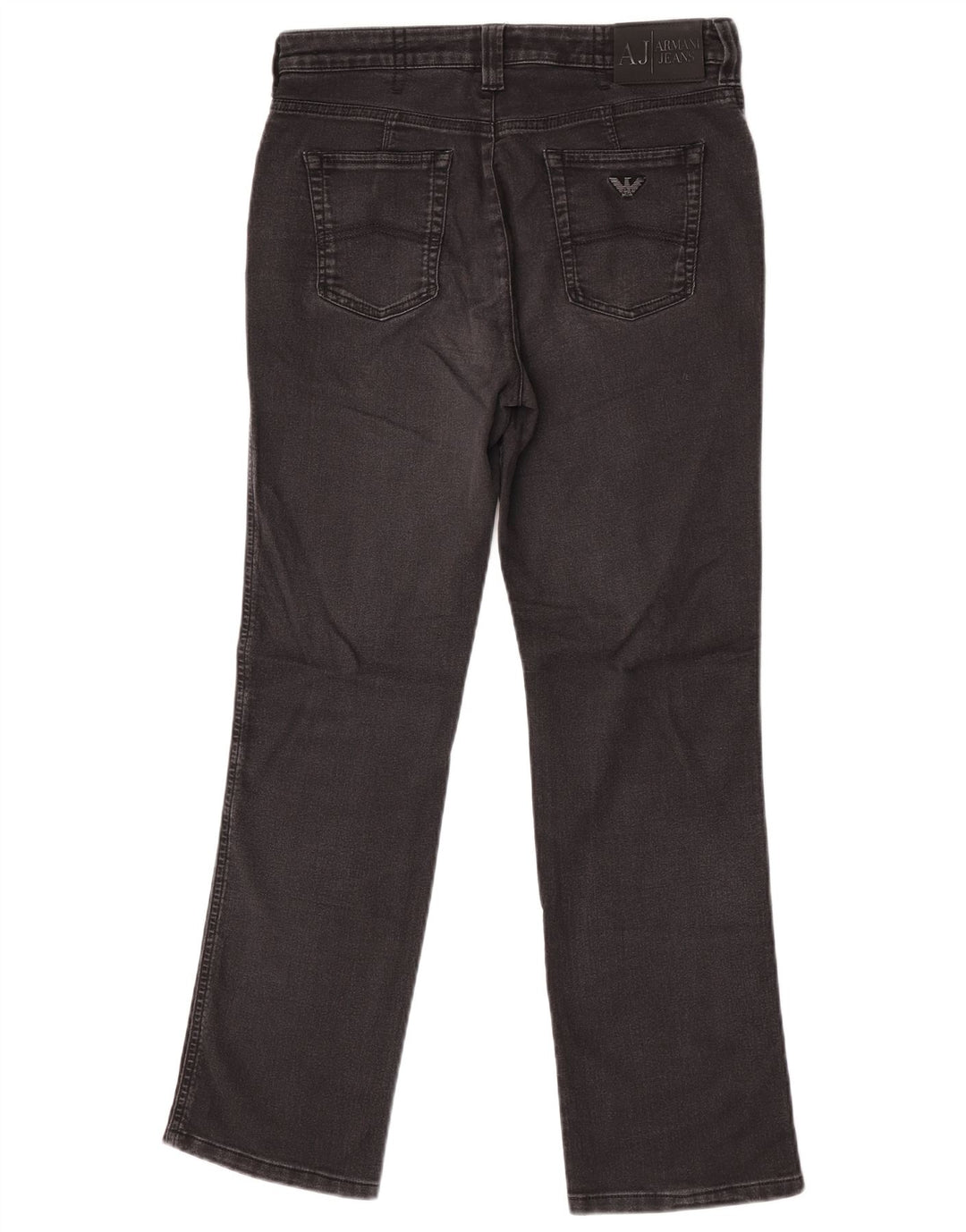 Vaqueros Armani Mujer Rectos W30 L30 Algodón Negro