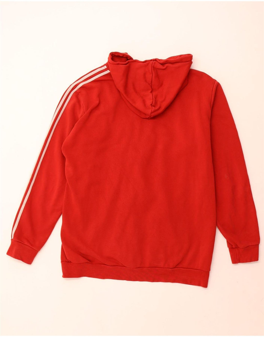 ADIDAS Sudadera con capucha y cremallera para hombre XL Algodón rojo