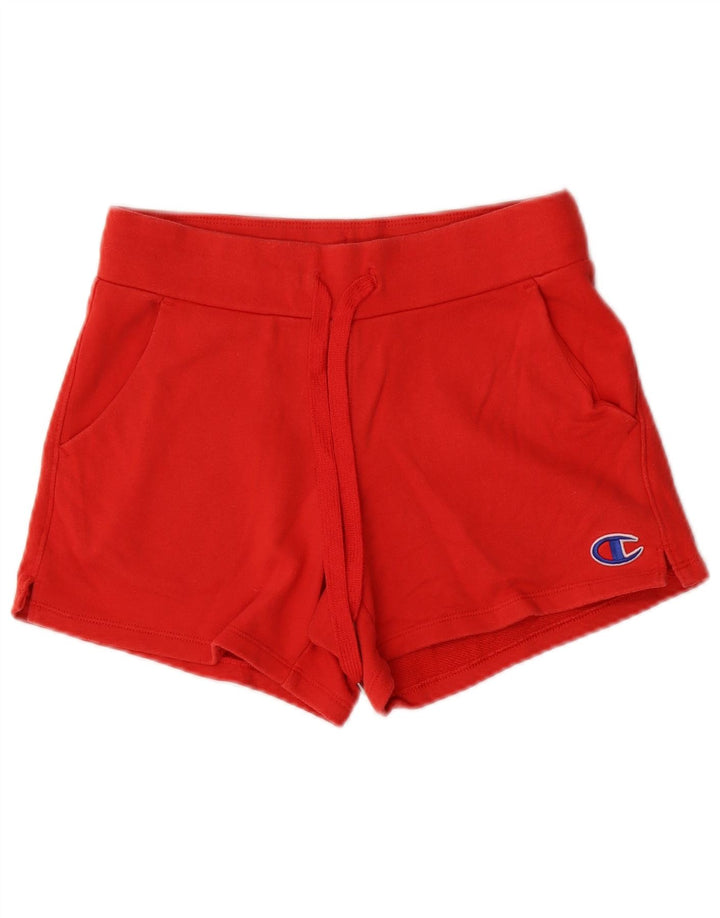 Champion Pantalones cortos deportivos para mujer UK 6 XS Algodón rojo
