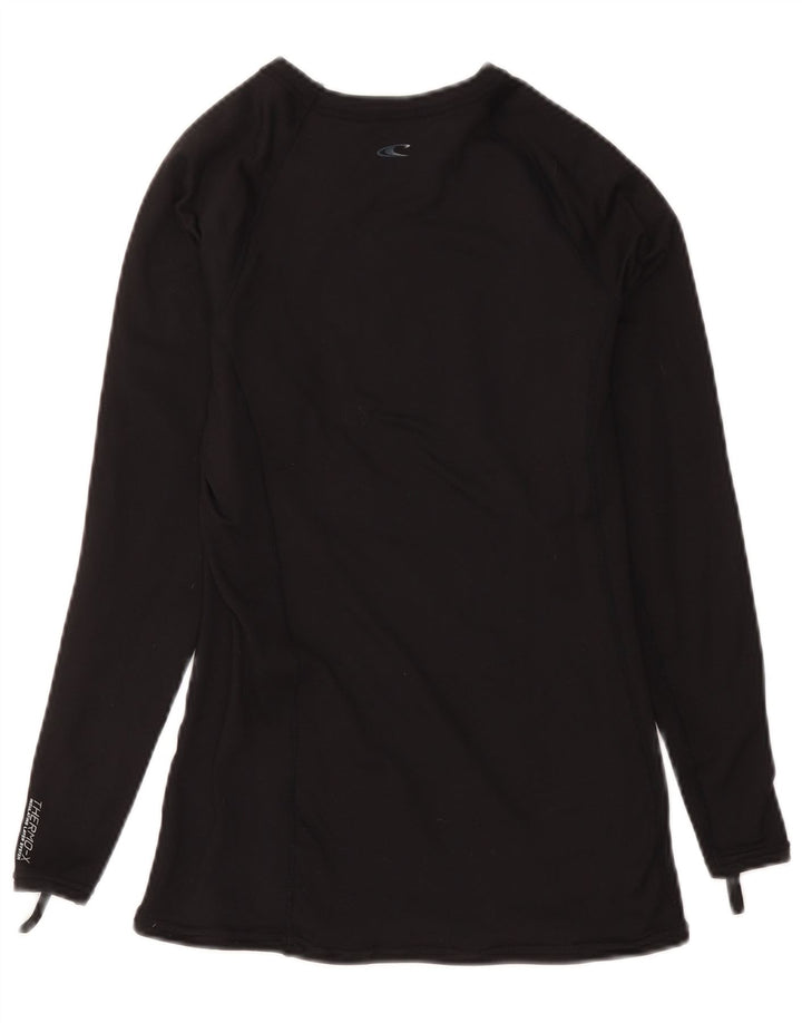 O'Neill Mujer Performance Fit Top Manga Larga UK 44 Grande Nylon Negro