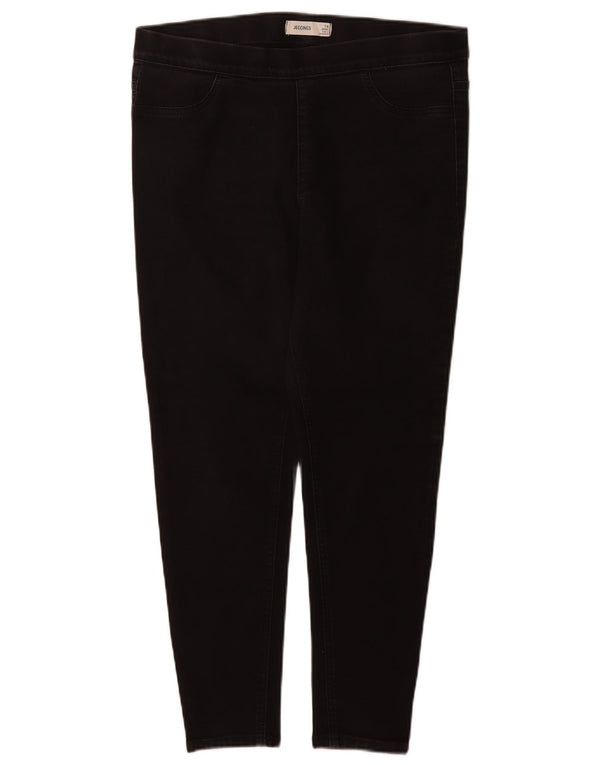 Marks & Spencer Jeans Jegging para Mujer UK 14 Large W32 L28 Algodón Negro