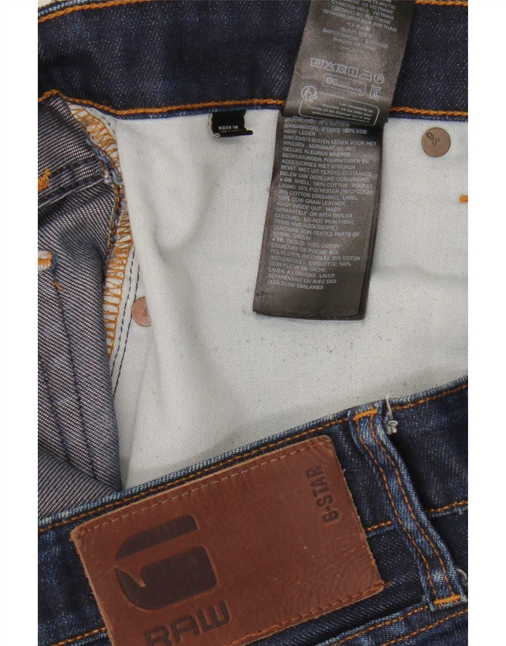 Vaqueros ajustados para hombre G-Star W38 L34 Algodón azul marino