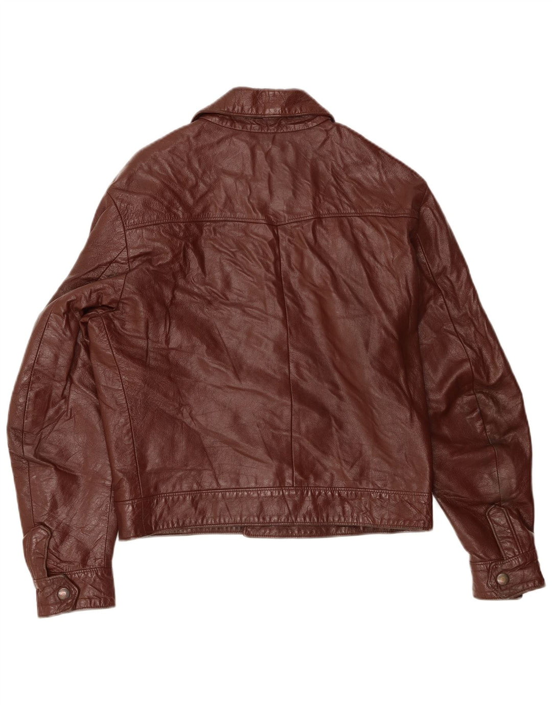Chaqueta de cuero para hombre Seal Kay UK 38 Cuero marrón medio