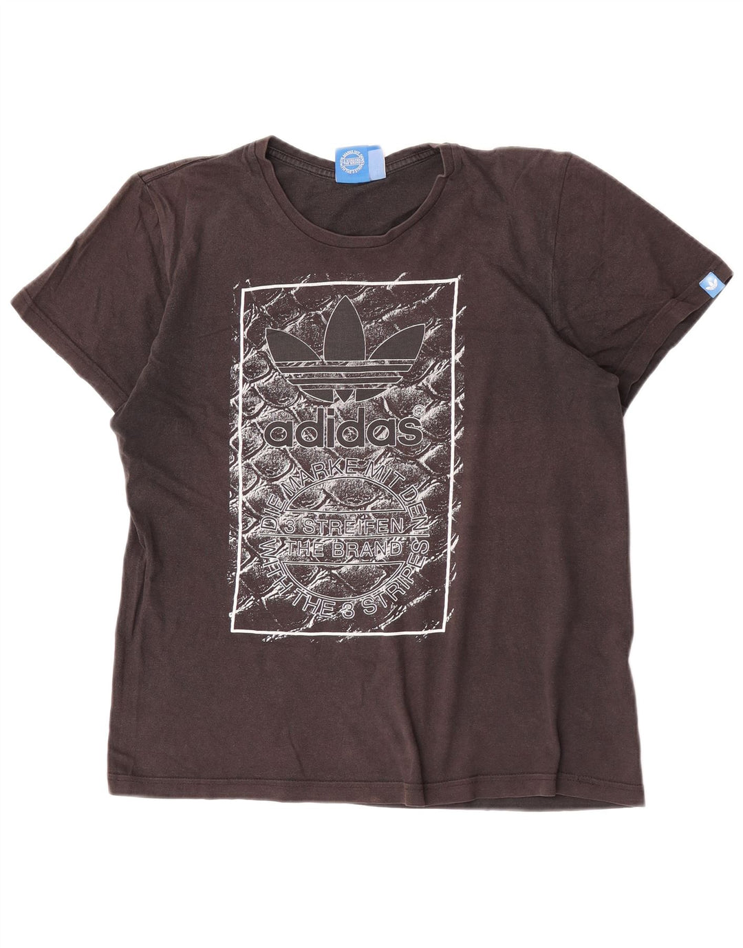 Adidas - Camiseta gráfica para hombre, talla mediana, algodón negro