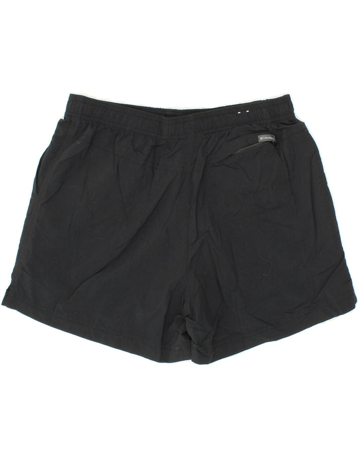 COLUMBIA Womens Sport Shorts UK 14 Medium  Black Nylon Vintage Columbia and Second-Hand Columbia from Messina Hembry 