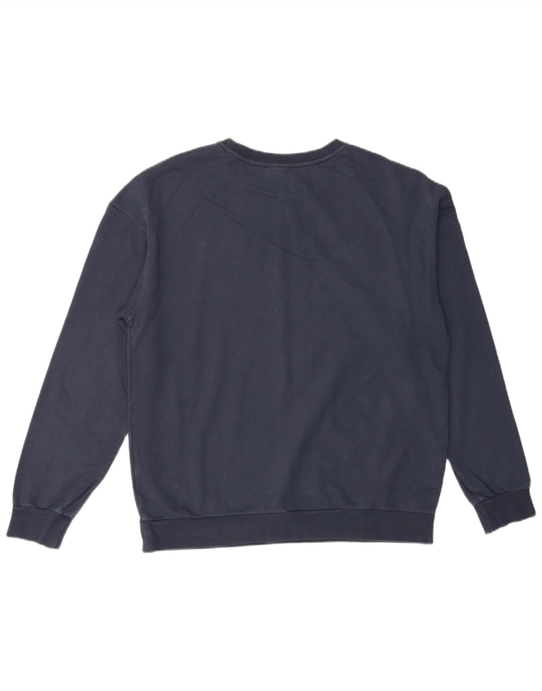HUGO BOSS Hombre | Sudadera con gráfico tipo jersey de algodón azul marino mediano