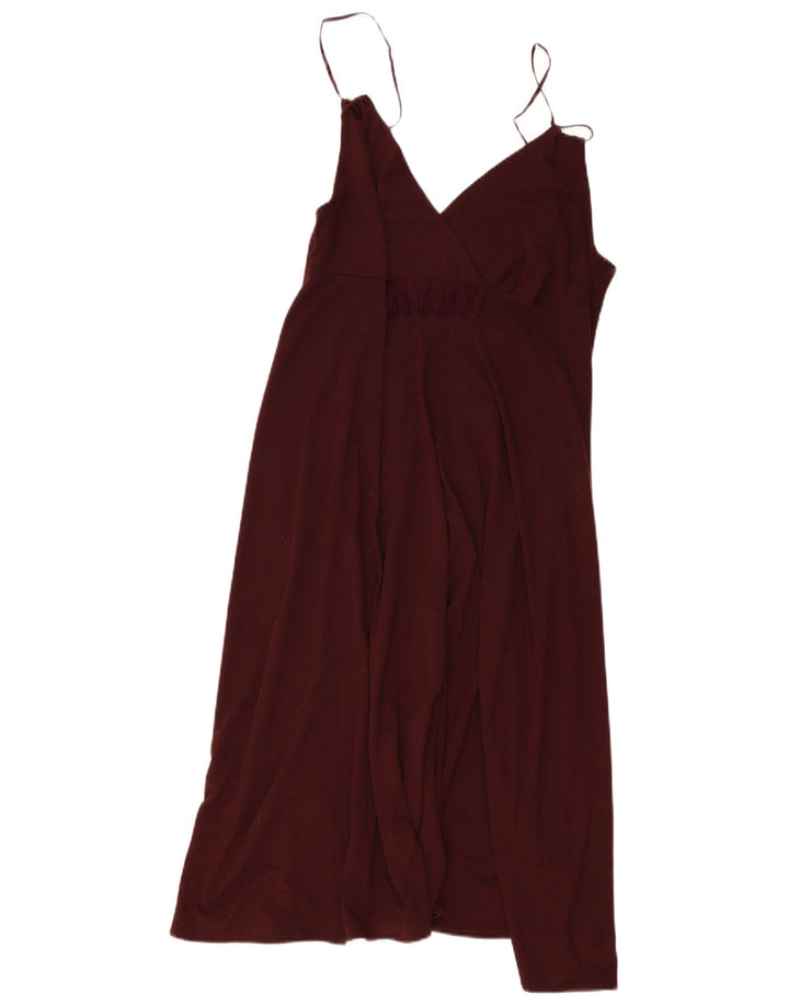 Mossimo Vestido de verano para mujer UK 44 Grande Borgoña Clásico