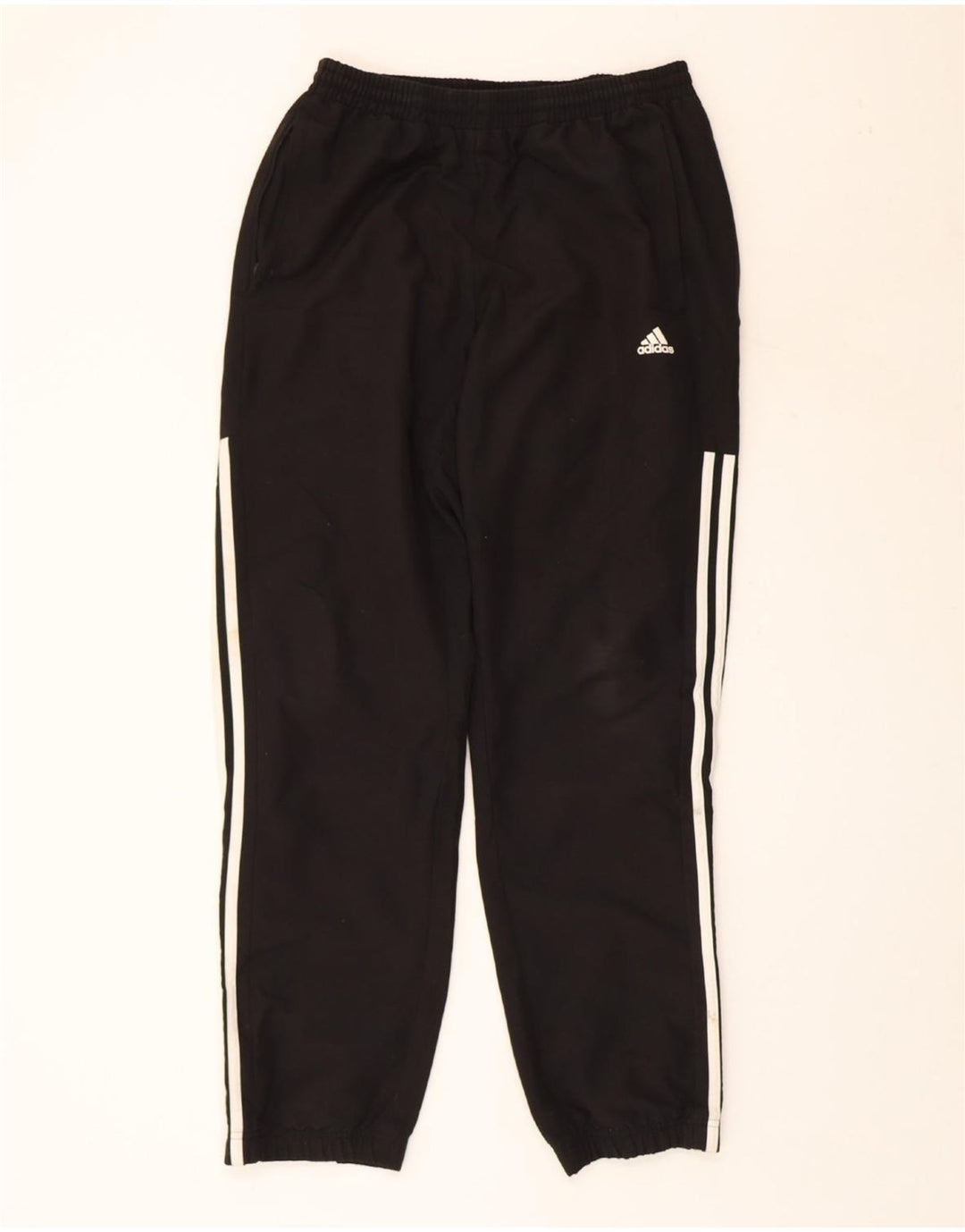 ADIDAS Mens Tracksuit Trousers Joggers Medium Black