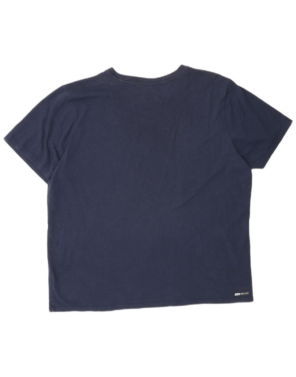 Hurley Hombre Dri Fit Graphic Camiseta Top XL Azul Marino Algodón
