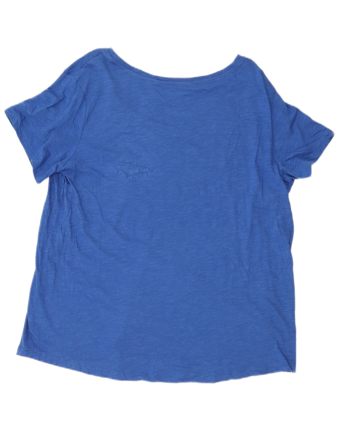 EDDIE BAUER Camiseta para mujer Top UK 20 2XL Algodón moteado azul