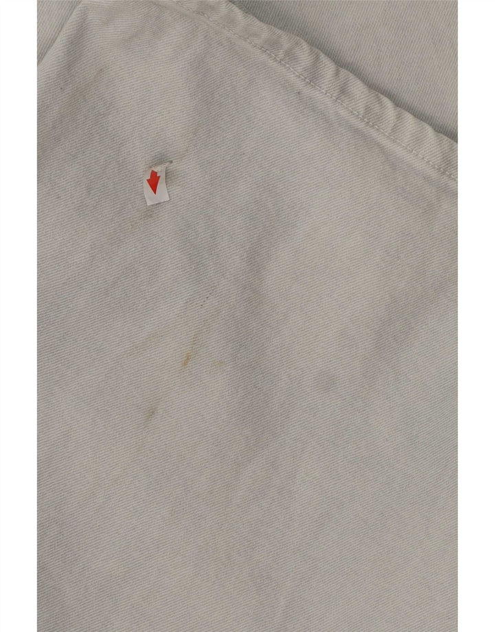 Zara Mujer Mono Corto De Mezclilla UK 46 Grande Algodón Azul