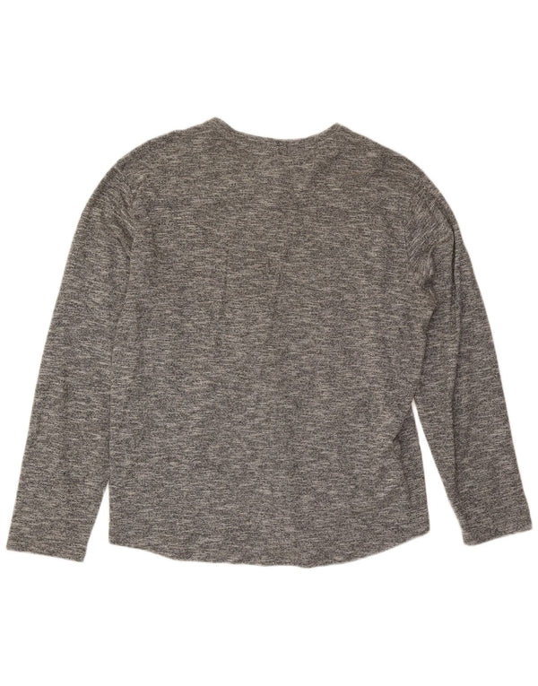 Camiseta Volcom de manga larga para hombre XL de algodón moteado gris