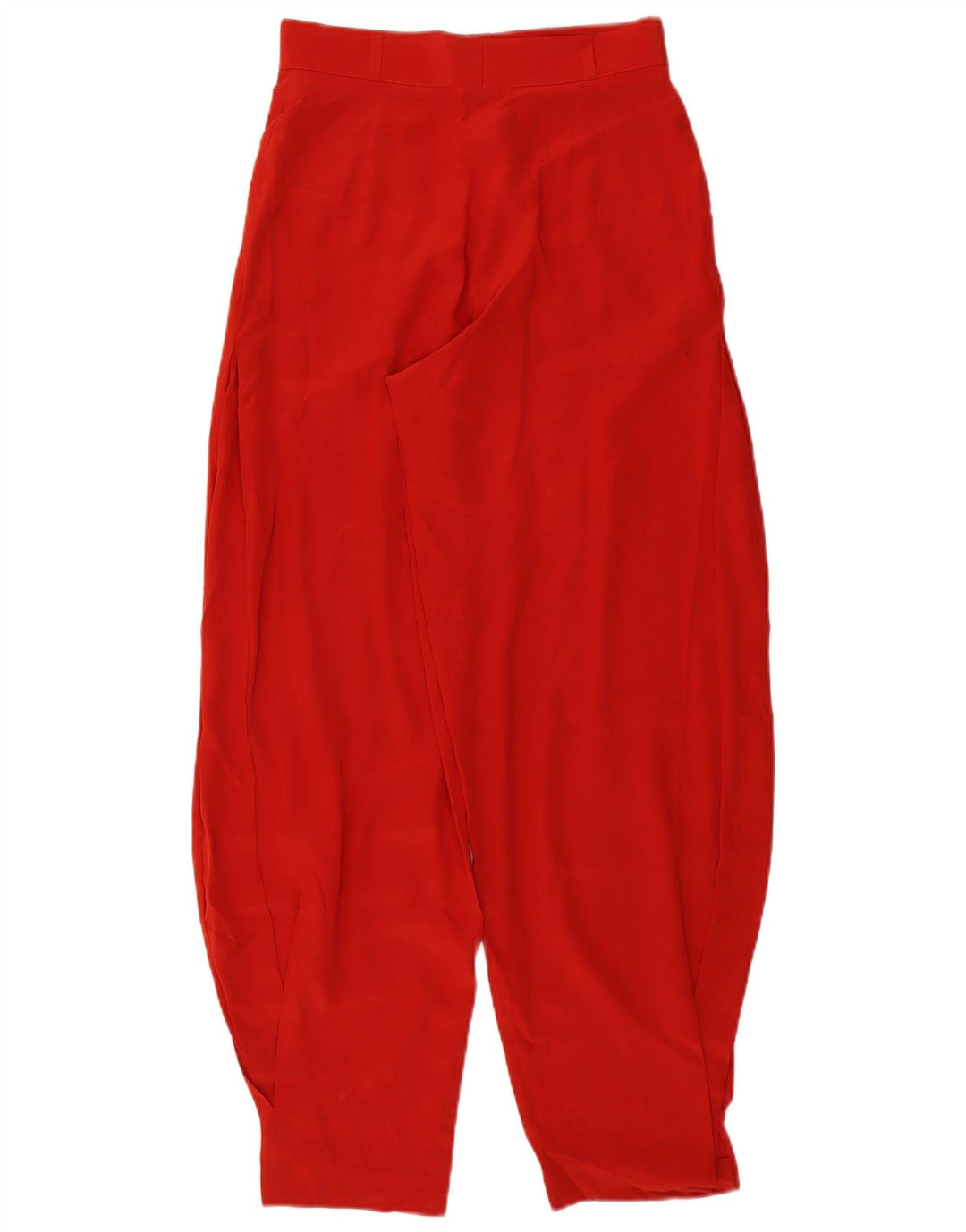 Vintage Mujer Harem Pantalones W26 L29 Rojo