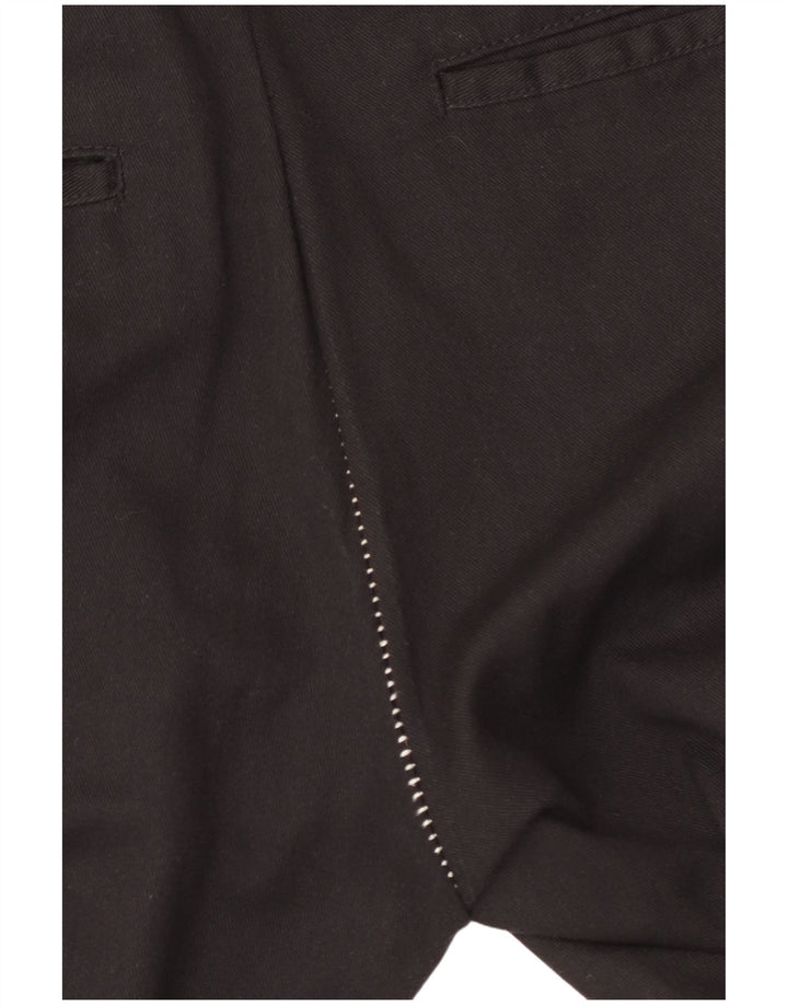 Dickies Pantalón chino slim fit para hombre W36 L32 Poliéster negro