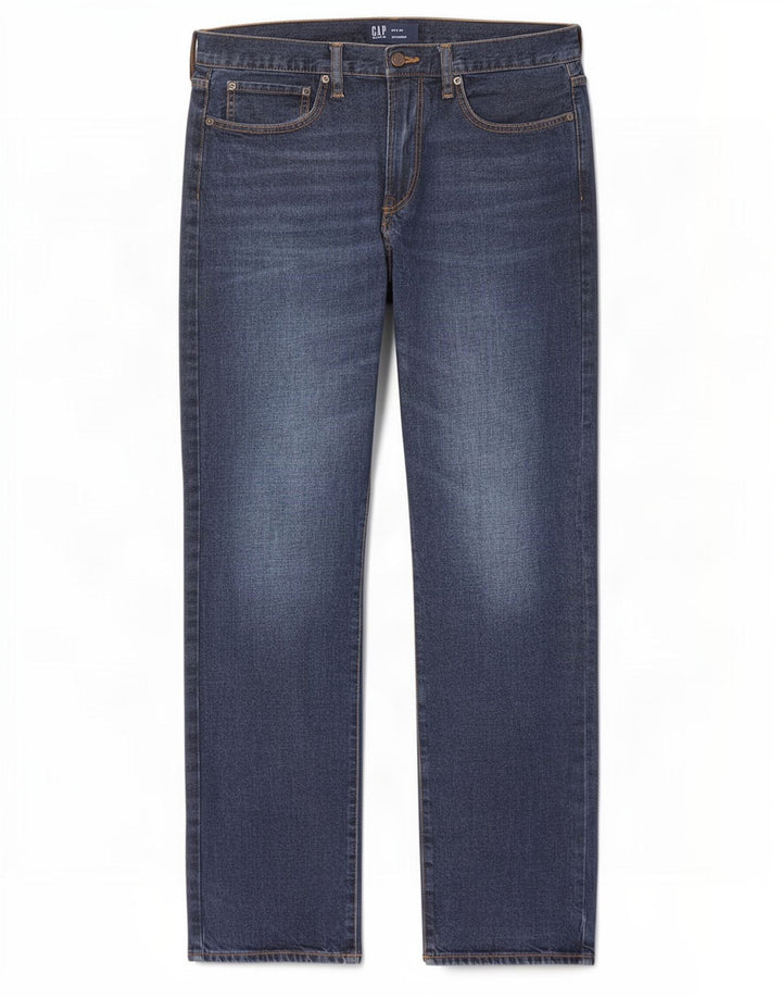 Vaqueros rectos Gap para hombre W34 L31 Algodón azul marino