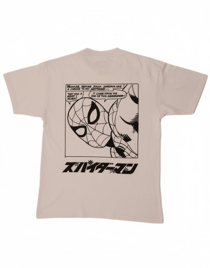 Pull & Bear Hombre Marvel Graphic Camiseta Top Medium White