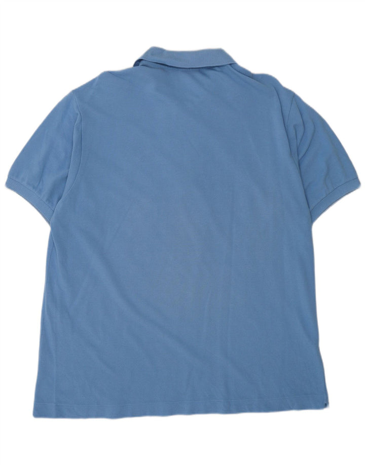 LACOSTE Polo para hombre Talla 6 XL Algodón azul