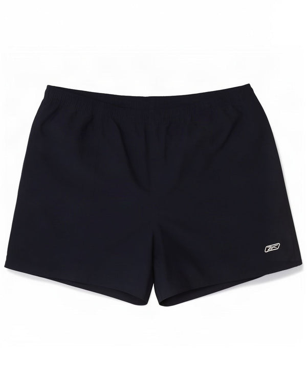 Reebok Pantalones cortos deportivos para mujer ES 40 XL Poliéster azul marino