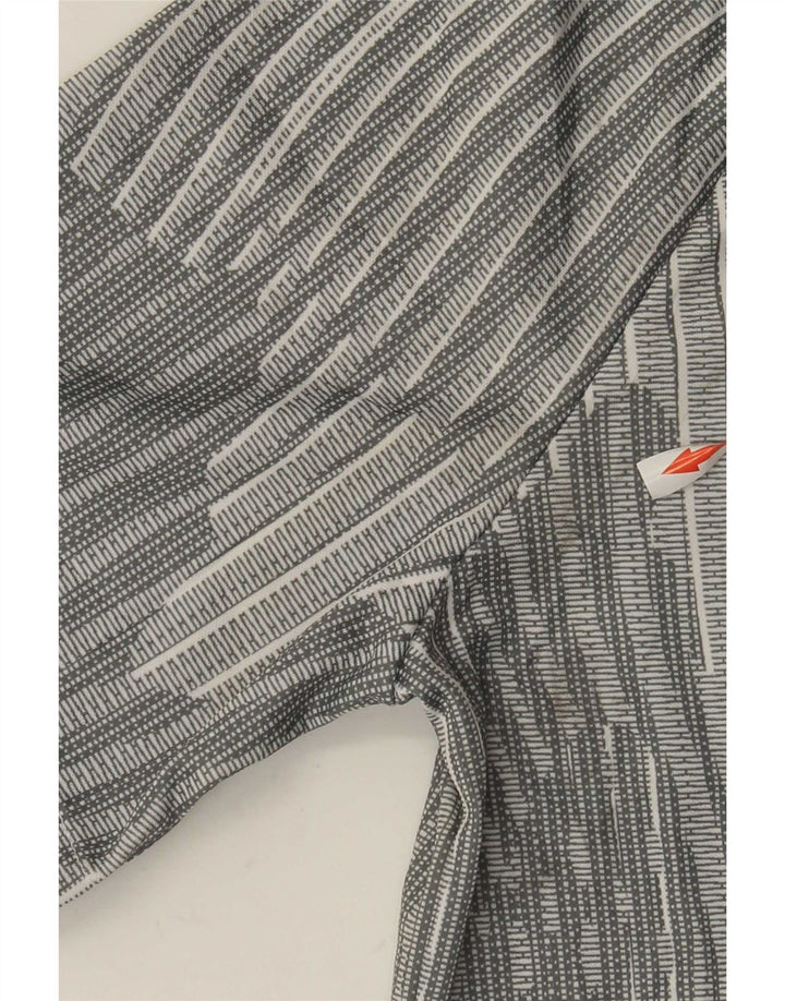 Camiseta Nike Hombre Top Gris Medio Rayas Poliéster