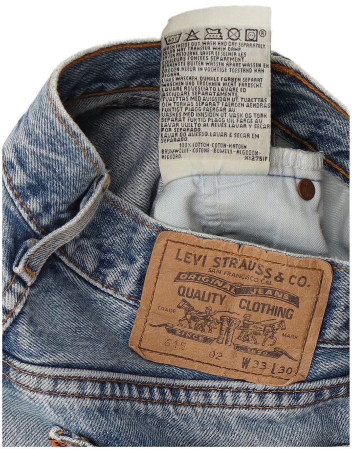 Levi's Mens 515 Shorts De Mezclilla W33 Algodón Azul Medio