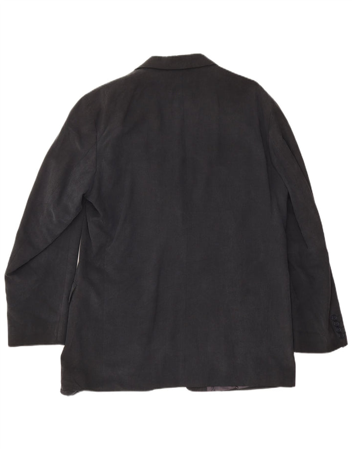 Marks & Spencer Chaqueta tipo blazer de 3 botones para hombre UK 42 XL Azul marino Lyocell