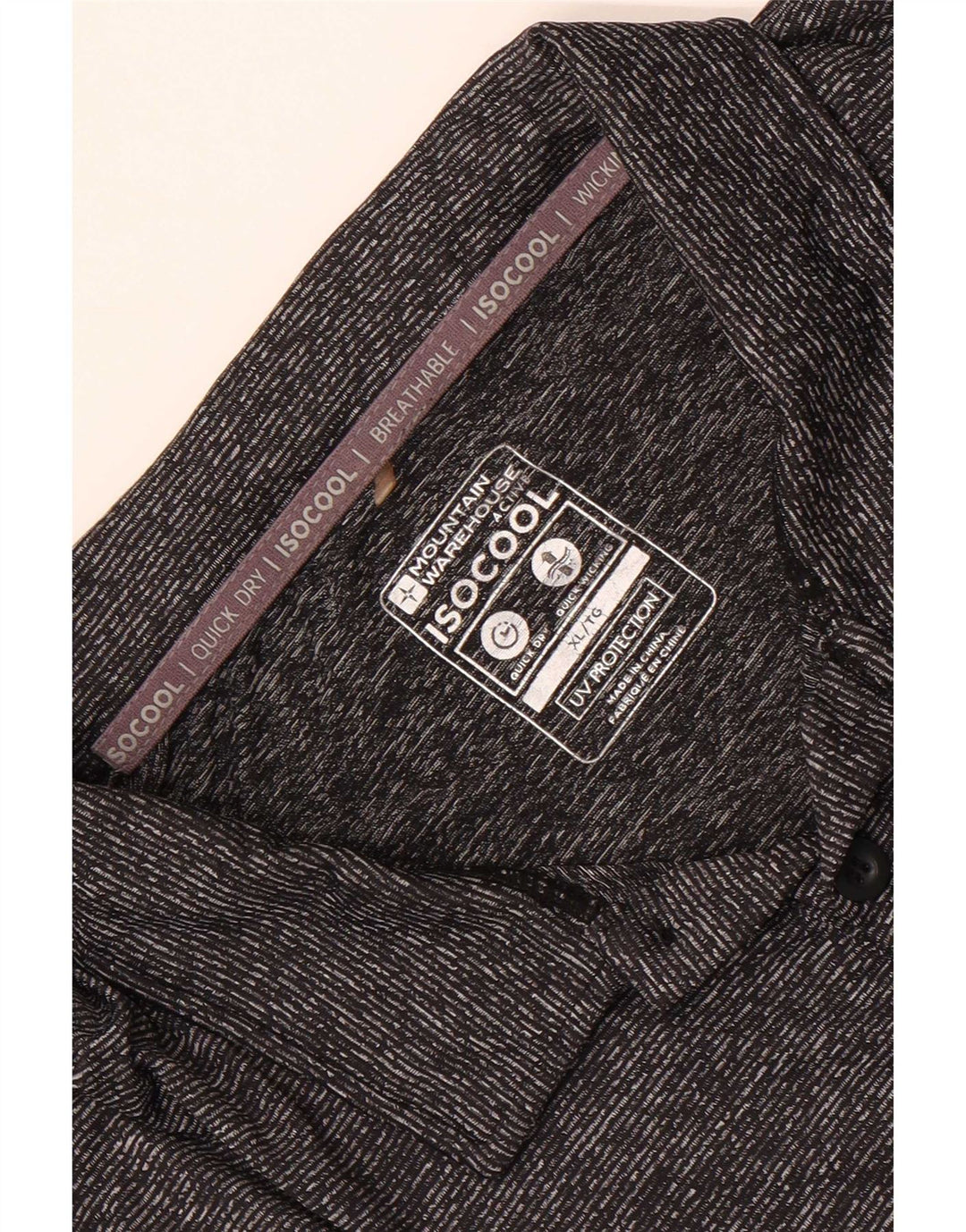 Polo IsoCool para hombre de Mountain Warehouse XL gris moteado