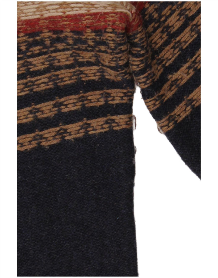 Jersey tipo jersey con cuello y cremallera para hombre de White Stuff, talla pequeña, color azul marino, color Fair Isle