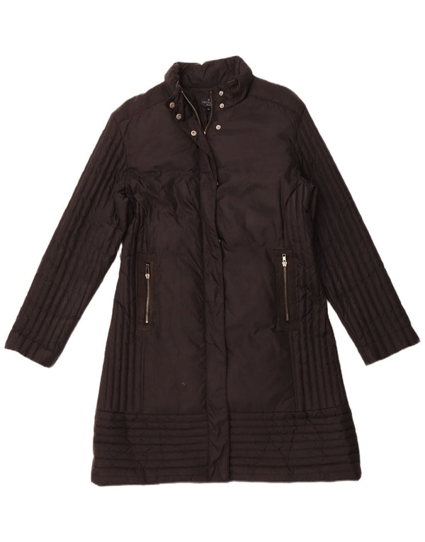 TRUSSARDI JEANS Abrigo acolchado de mujer IT 48 XL Poliamida negra