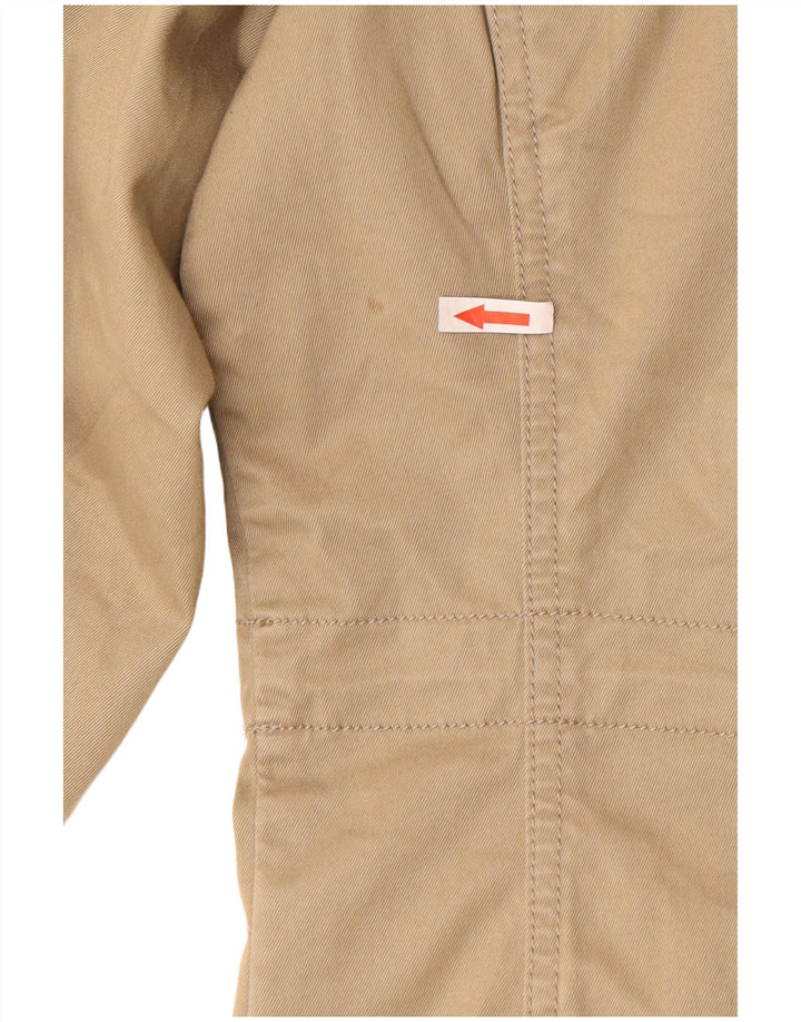 Diesel Chaqueta utilitaria para hombre UK 40 Large Algodón beige