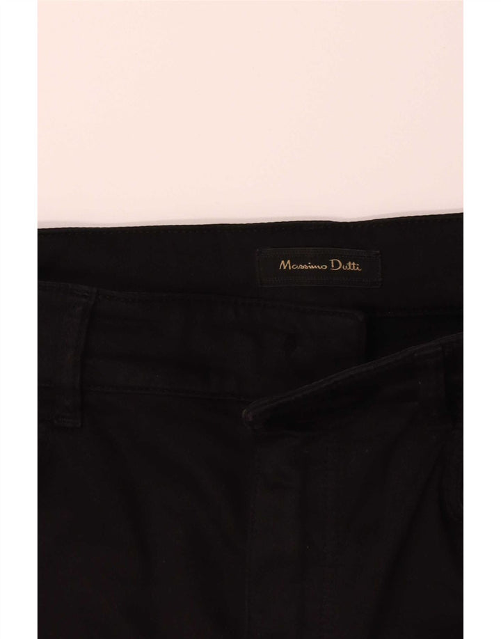 Massimo Dutti Vaqueros Slim De Cintura Alta Mujer EU 40 Medium W30 L30 Negro
